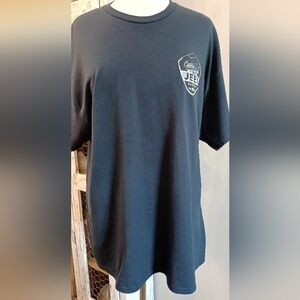 Cades Cove Jeep Casual Navy Graphic Tee Gildan Dry Blend. Sz XL #0390